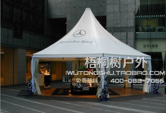 尖頂帳篷 活動(dòng)棚房 展銷舞臺(tái)搭建
